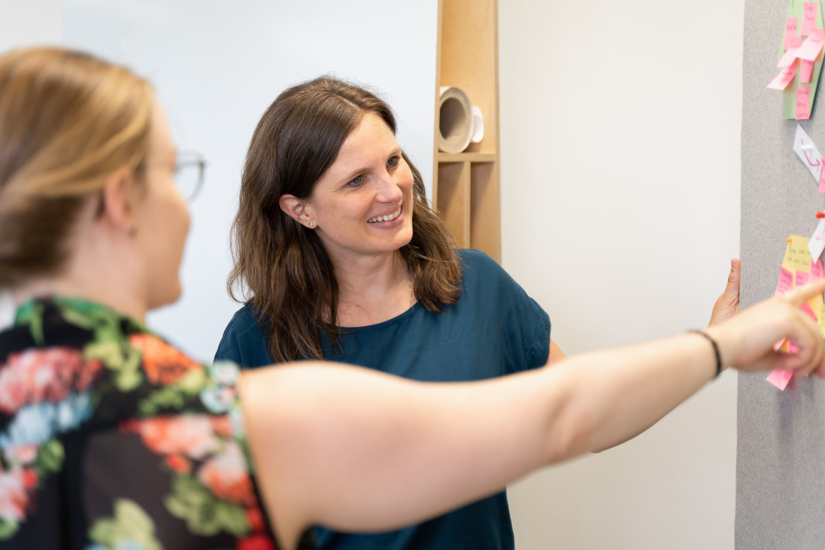 Coachin Katja Walter unterstützt beim Konzeptionieren